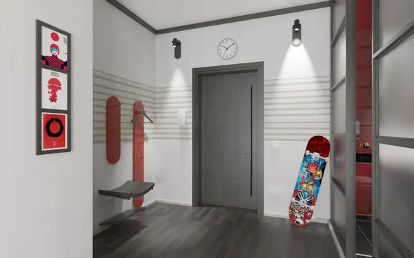 Дизайн студии в пос. Бугры ЛО