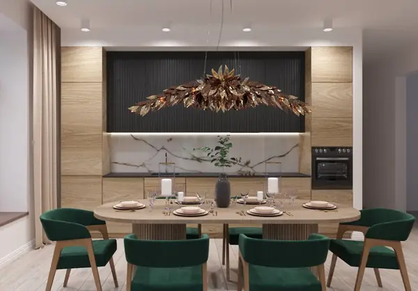 Кухня-гостиная в частном доме