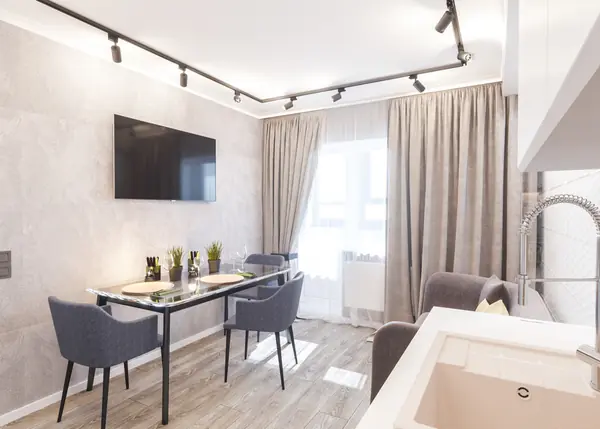 Кухня-гостиная-столовая в ЖК