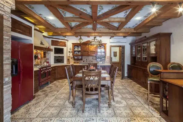 Интерьеры дома в стиле шале.