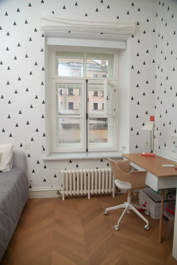 Квартира с историческими окнами и двери