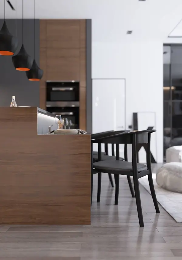 2-к комнатная квартира с современном стиле, 64 кв.м.