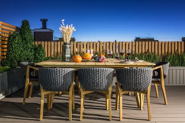 Терраса на крыше