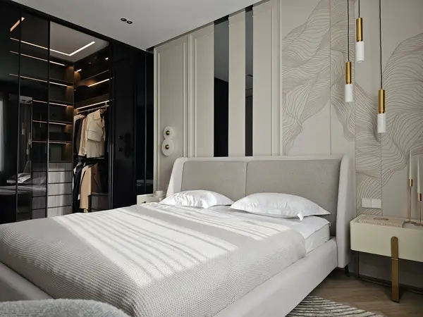 Реализация дизайна-проекта спальни в ЖК "Дом на Дачной "