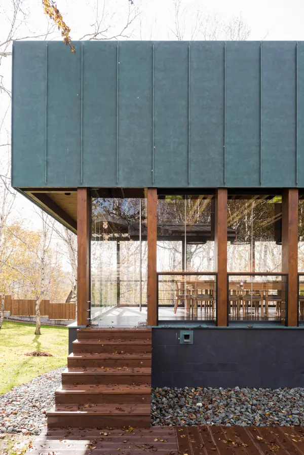 Павильон летней кухни на Камчатке