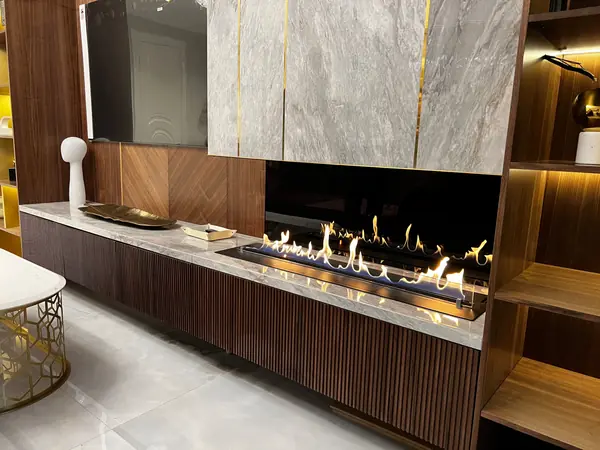 Автоматический биокамин Smart Fire A5 с вытяжным зонтом