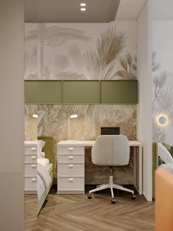 Интерьер трехкомнатной квартиры