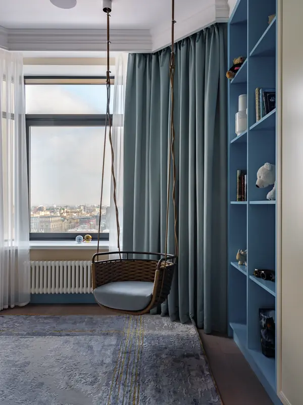 Люкс интерьер детской в Квартире 160 кв. м. в стиле Неоклассика