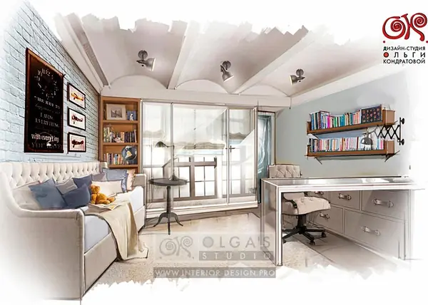 Дизайн двухуровневой квартиры в классическом стиле