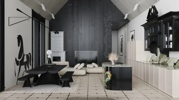 Загородный дом в Новом Русском стиле