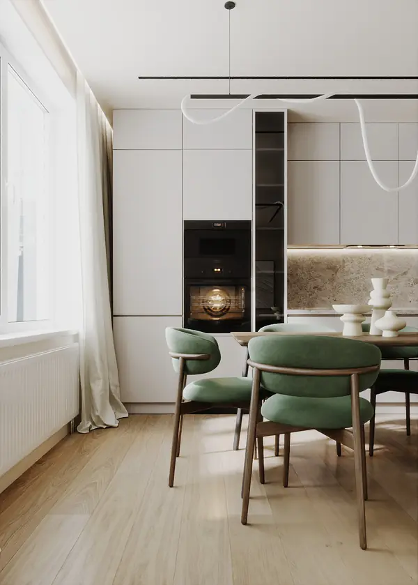 Кухня-гостиная в современном стиле