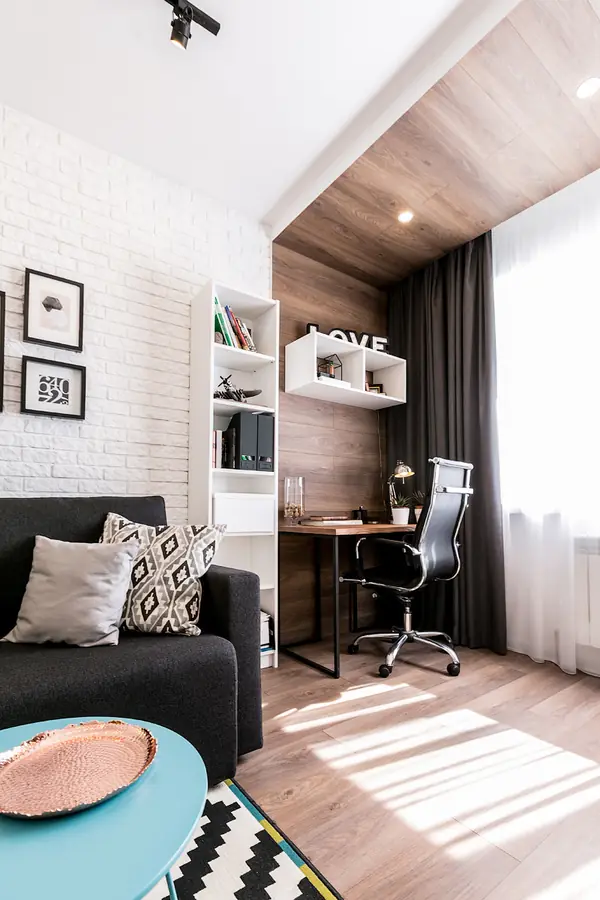 Квартира для молодой творческой пары с котом