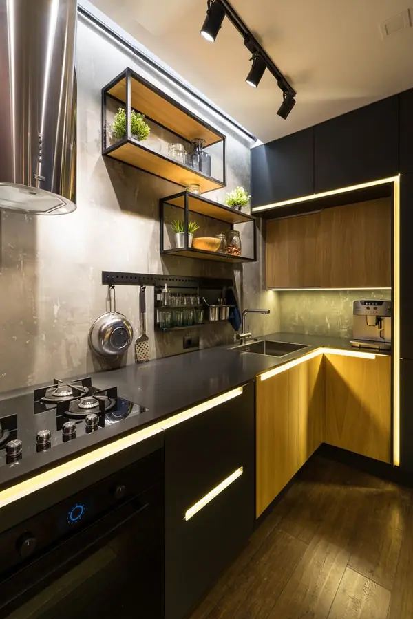 Кухня в лофте на Чапаева