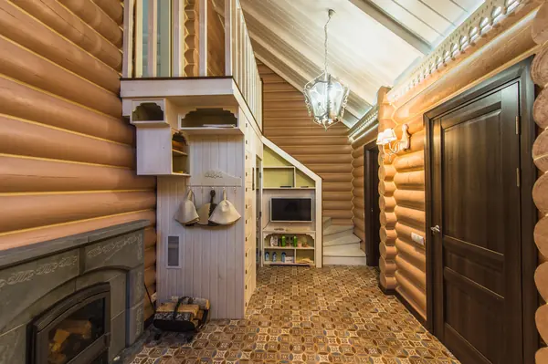 Нouse in a pine forest