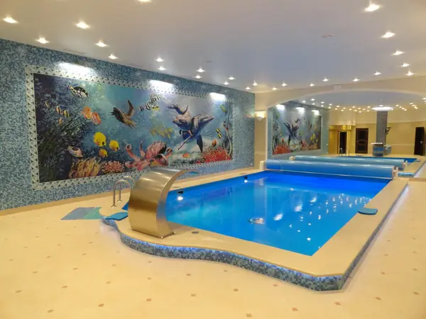 Дизайн интерьера частного бассейна