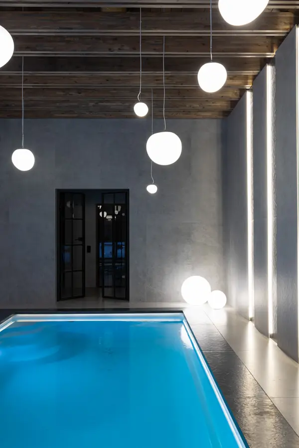 Реализованный проект банного комплекса на территории частного дома