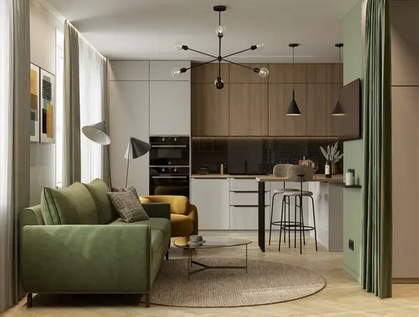 Ремонт однокомнатной квартиры в молодежном стиле