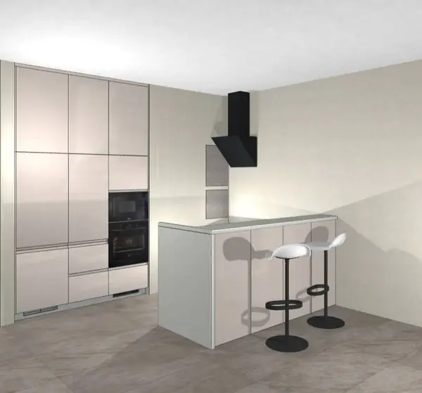 П-образная кухня