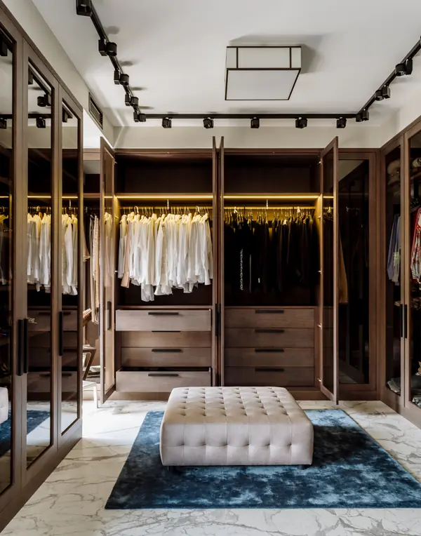 Гардеробные, камин, двери и премиум мебель / ГОРКИ-8