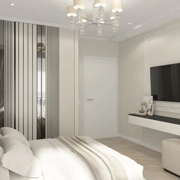 Нежнейший дизайн трехкомнатной квартиры