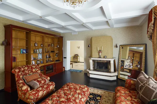 Интерьеры с отделкой жидкими обоями