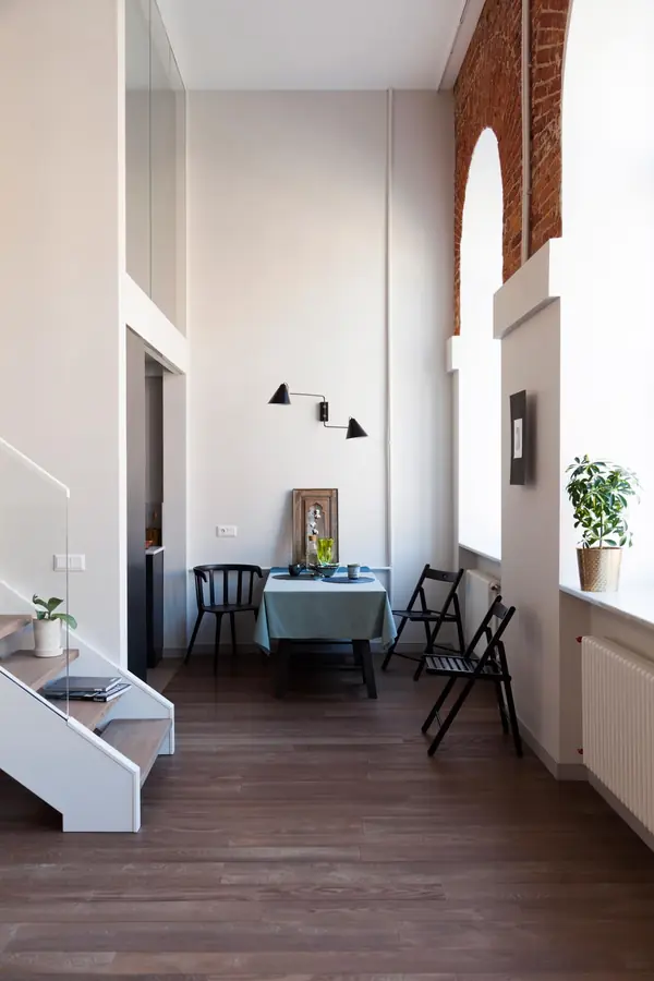 Двухуровневая квартира с анфиладой