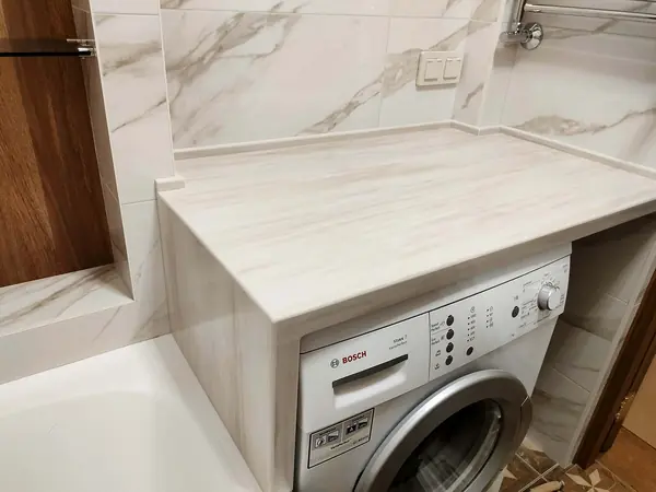 Столешница для ванной из искусственного камня Corian