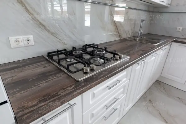 Кухня Эллада (кухня в загородный дом)