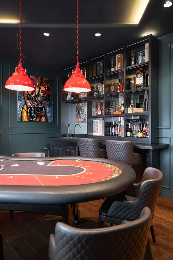 Покерная вид на бар