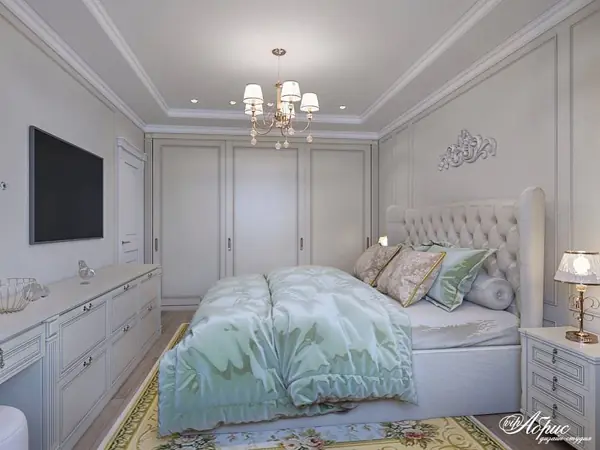 Дизайн интерьера двухкомнатной квартиры с кухней-гостиной (ул.Спартака)