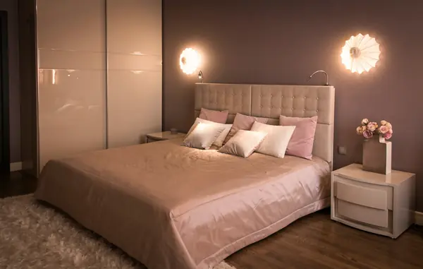 Спальня в стиле минимализм.