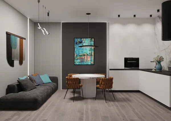 Гостиная для семьи с детьми