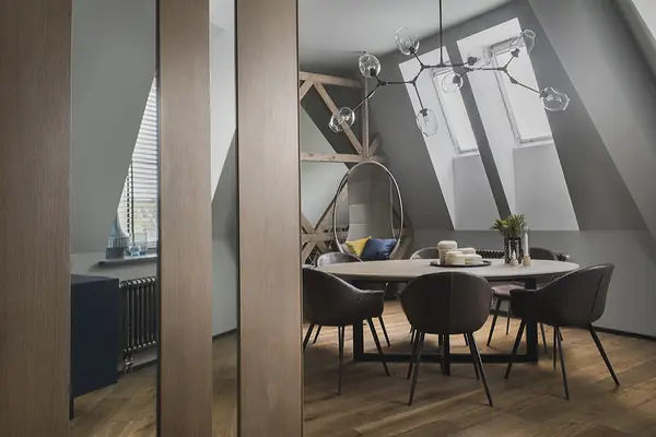 Мансардная квартира в поселке Довиль