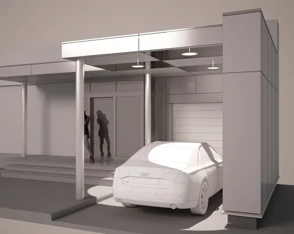 Навес для автомобиля