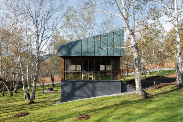 Павильон летней кухни на Камчатке