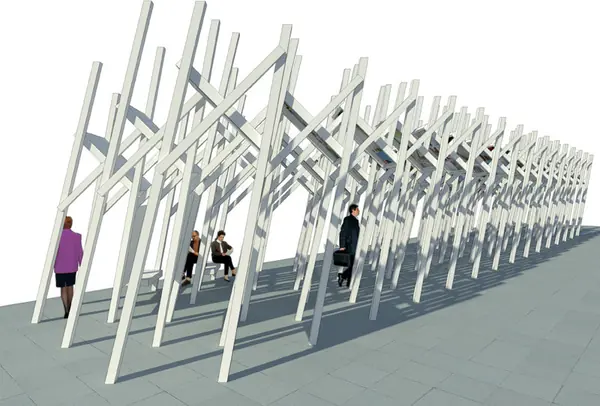 Выставочное пространство для «АРХИWOOD 2012» на «Арх Москва 2012»