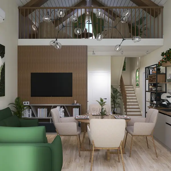 Г. САРАТОВ, 59 КВ.М.ЗАГОРОДНЫЙ ДОМ В СТИЛЕ БАРНХАУС