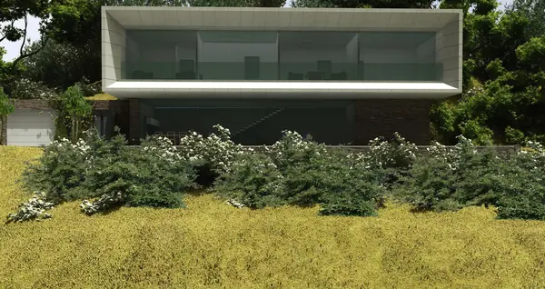 Дом на склоне