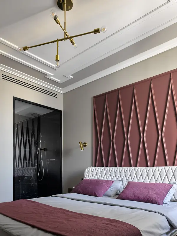 Современная московская квартира с предметами мебели mid-century