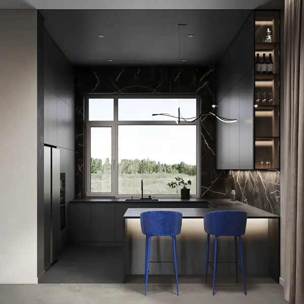 Кухня-гостиная в Идиллии