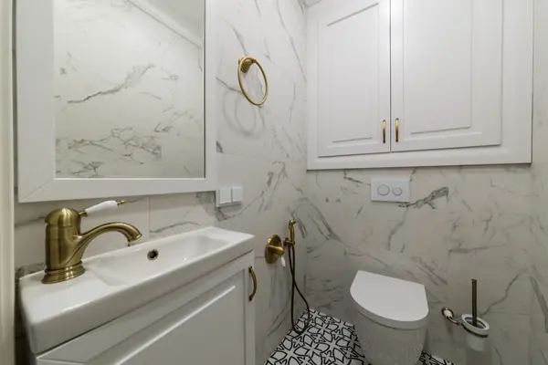 Трёхкомнатная квартира. Работы по дизайн-проекту