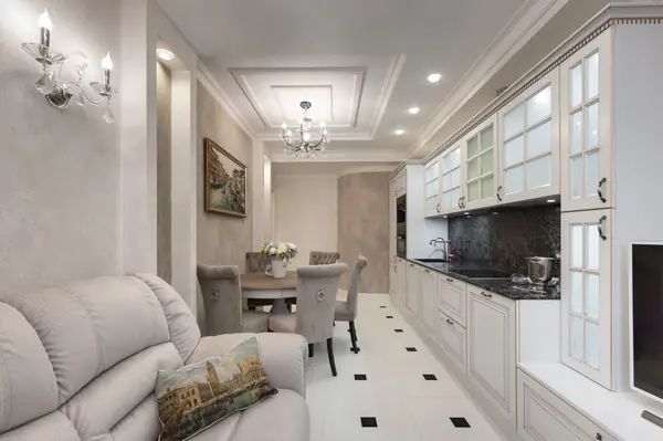 Реализованный проект квартиры в стиле итальянской классики в центре Петербурга