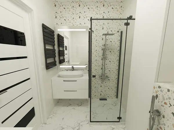 Дизайн-проект однокомнатной квартиры в современном стиле