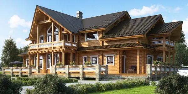 Дом из клеёного бруса Finn Style 320