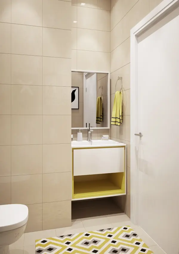 Дизайн двухкомнатных апартаментов в ЖК ЯнтарьАпартментс г. Москва