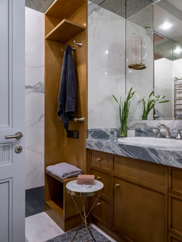 С московским характером. Ванная.