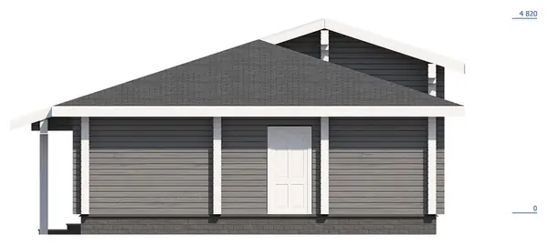 Дом из профилированного бруса "Реутов"