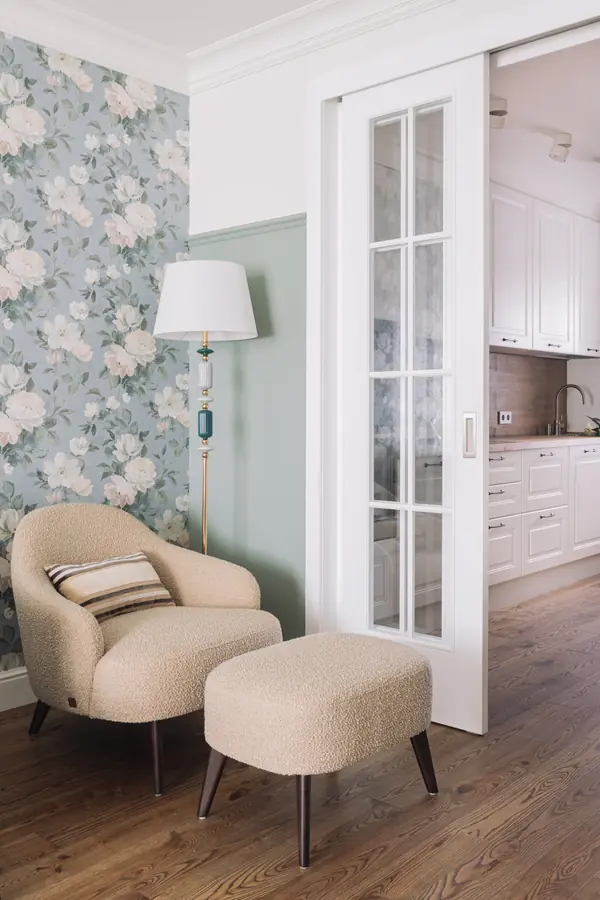 Трехкомнатная квартира в традиционном стиле