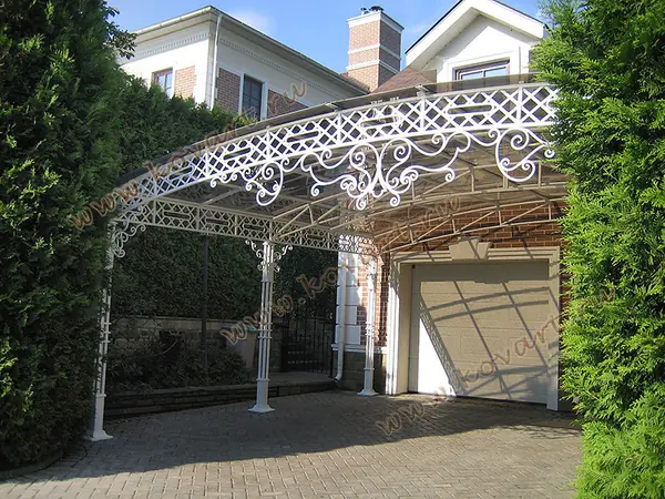 Кованые козырьки