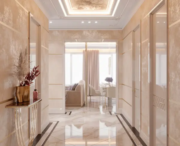 ДИЗАЙН ИНТЕРЬЕРА КВАРТИРЫ В ЖК РОДНОЙ ГОРОД. ВОРОНЦОВСКИЙ ПАРК, 114 КВ.М